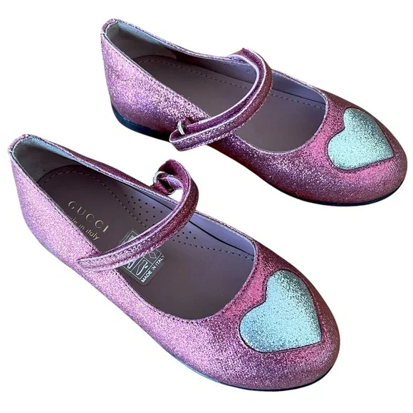 Gucci | Shoes | Gucci Pink And Silver Dress Shoes With Glitter Finish |  Poshmark